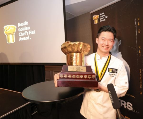 Jimmy Han and the Golden Chefs Award