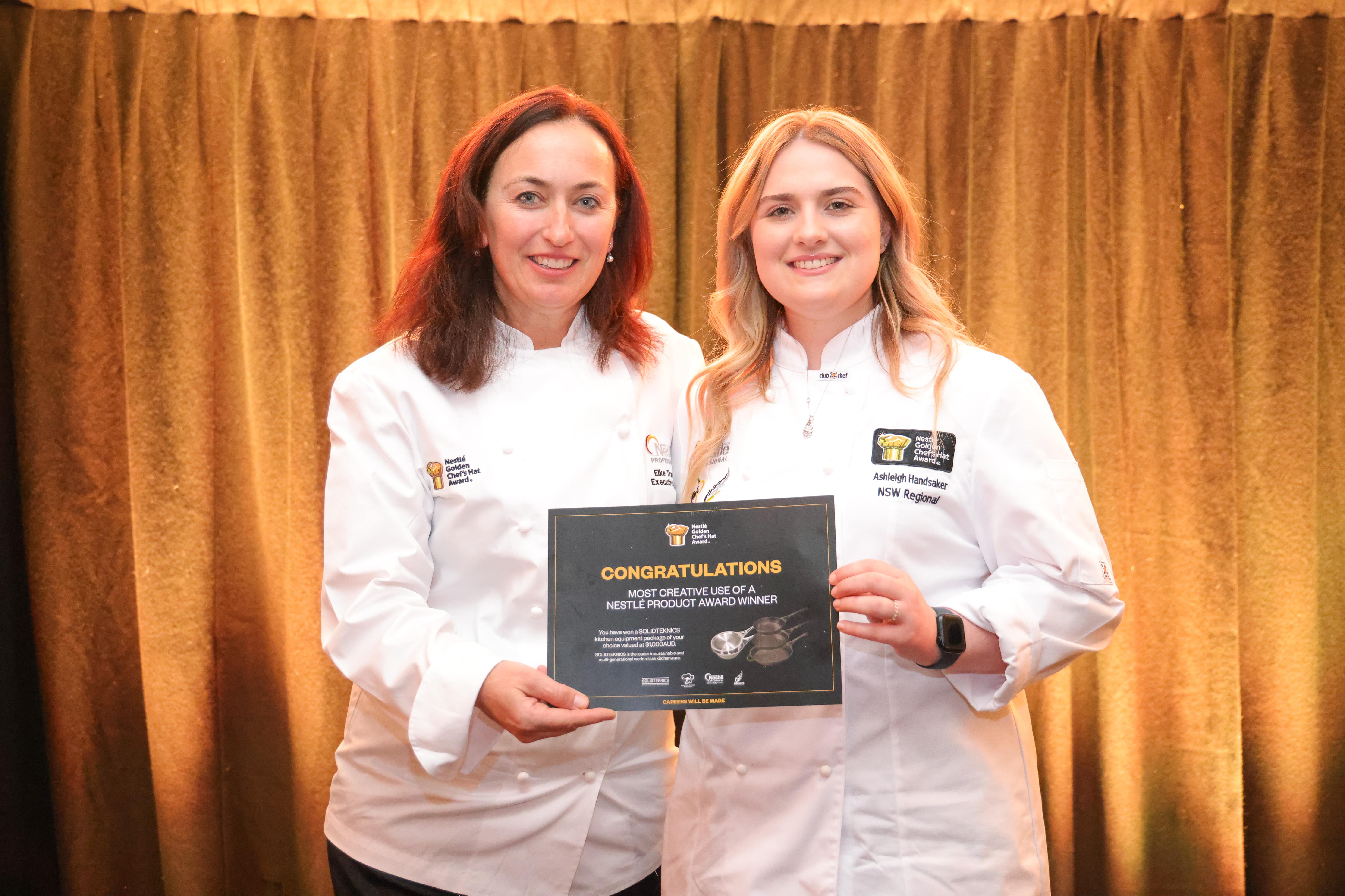 Ashleigh Handsaker at Golden Chefs 2023